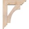 Ekena Millwork Westlake Traditional Smooth Bracket w/ Offset Brace, Douglas Fir, 5 1/2"W x 18"D x 22"H BKT0604X18X22WTL01SDF - alternate 3
